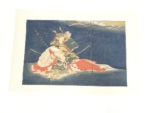 武者図　印刷・手摺浮世絵木版画